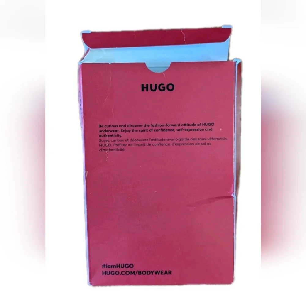 HUGO By Hugo Boss Coal With White Screenprint Medium NIB